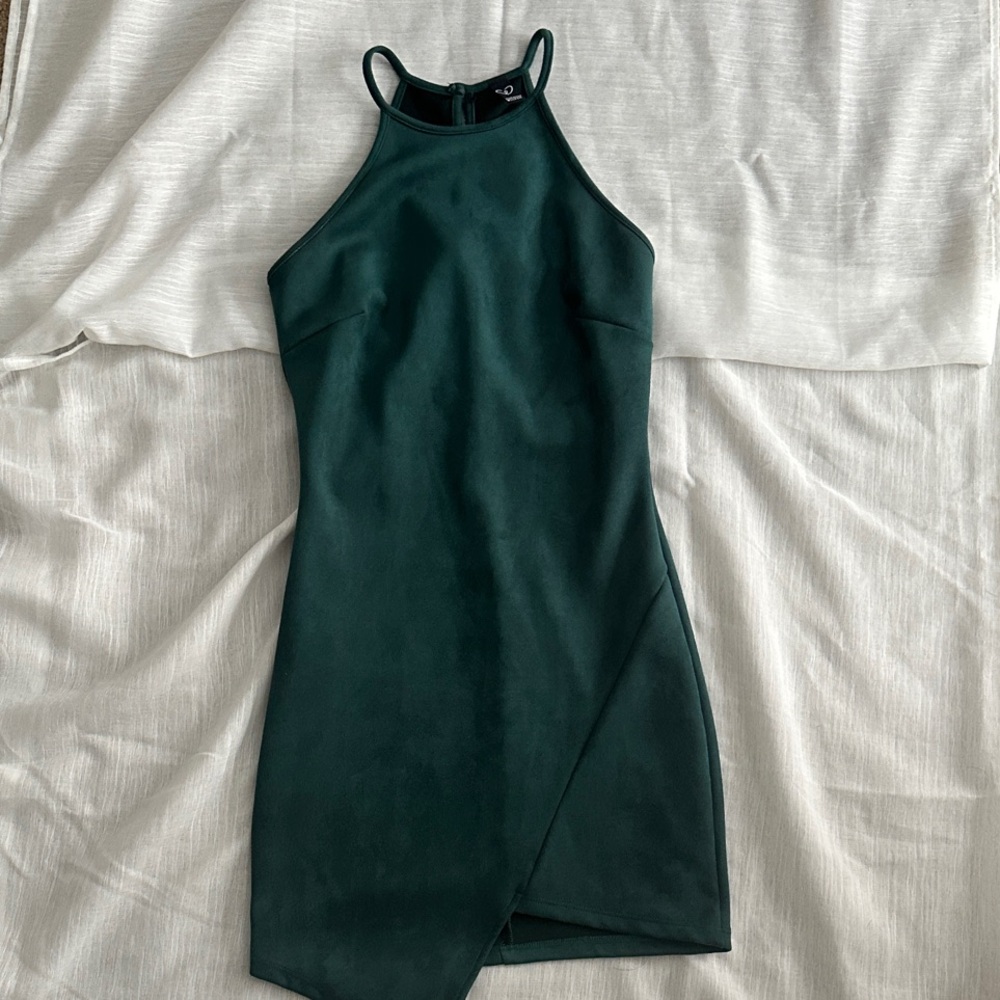 Windsor Dark Green Mini Dress
